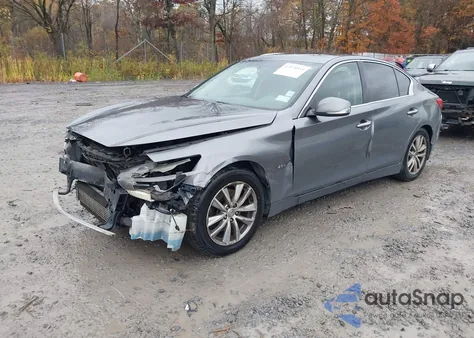 2017 Infiniti Q50 2.0T Base from USA, damaged, VIN JN1CV7AR9HM681710